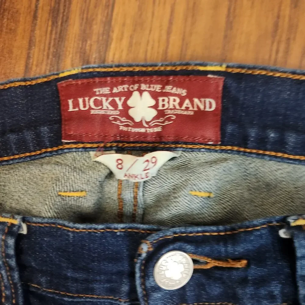 Lucky Brand Sofia Straight Blue Jeans Size 8 (29)